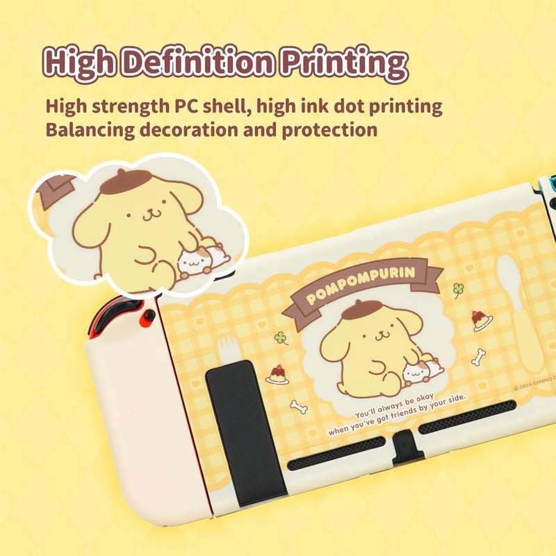 Kuitmor Protective Shell for Switch,Kawaii Cartoon Case for Switch,Anti-Scratch and Shock-Absorption Design Cover Skin - Dog - Image 5